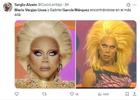 Memes de Mario Vargas Llosa y Gabriel García Márquez