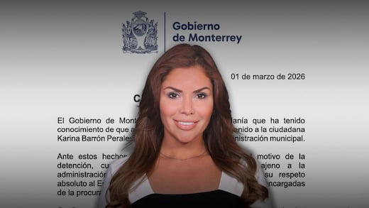 Gobierno de Monterrey confirma detención de Karina Barrón, funcionaria municipal