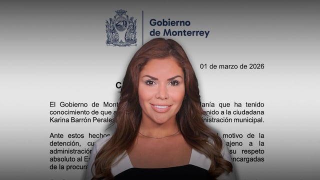Qué dijo el Gobierno de Monterrey tras confirmar la detención de Karina Barrón