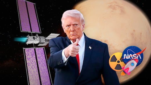 Trump anuncia que la NASA prepara una nave nuclear rumbo a Marte en 2028