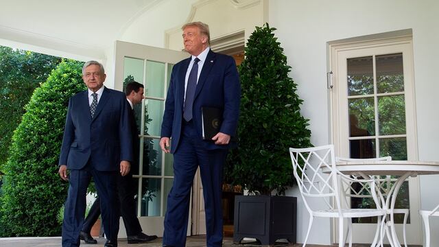 Donald Trump y AMLO.