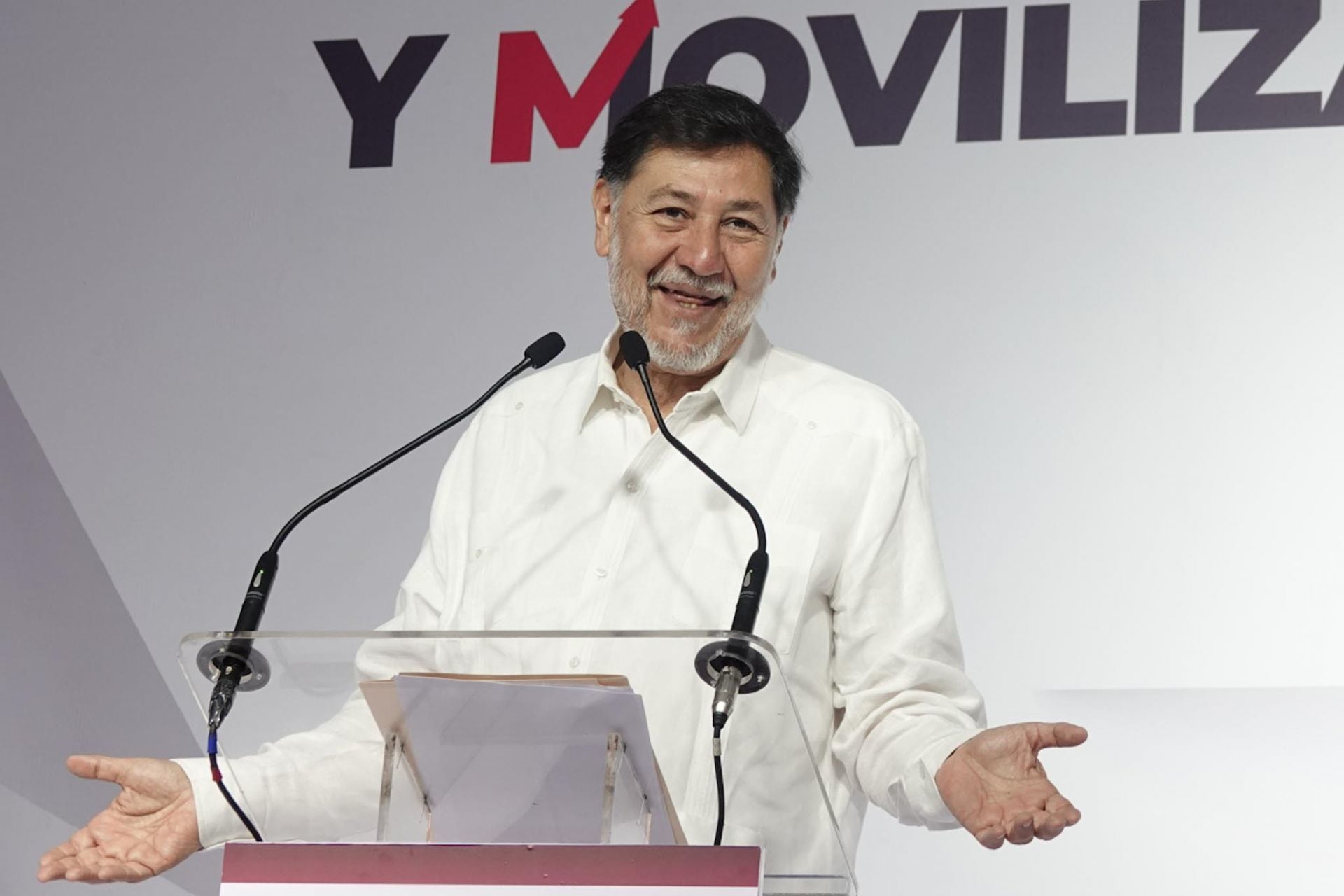 Gerardo Fernández Noroña es el coordinador del vínculo de organizaciones sociales en campaña de Claudia Sheinbaum