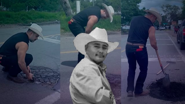 ‘El Potro’ Cantú tapó el bache que Don Nico denunció antes de ser baleado en Salvatierra