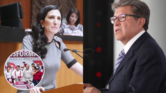 Kenia López Rabadán y Ricardo Monreal vs Morena