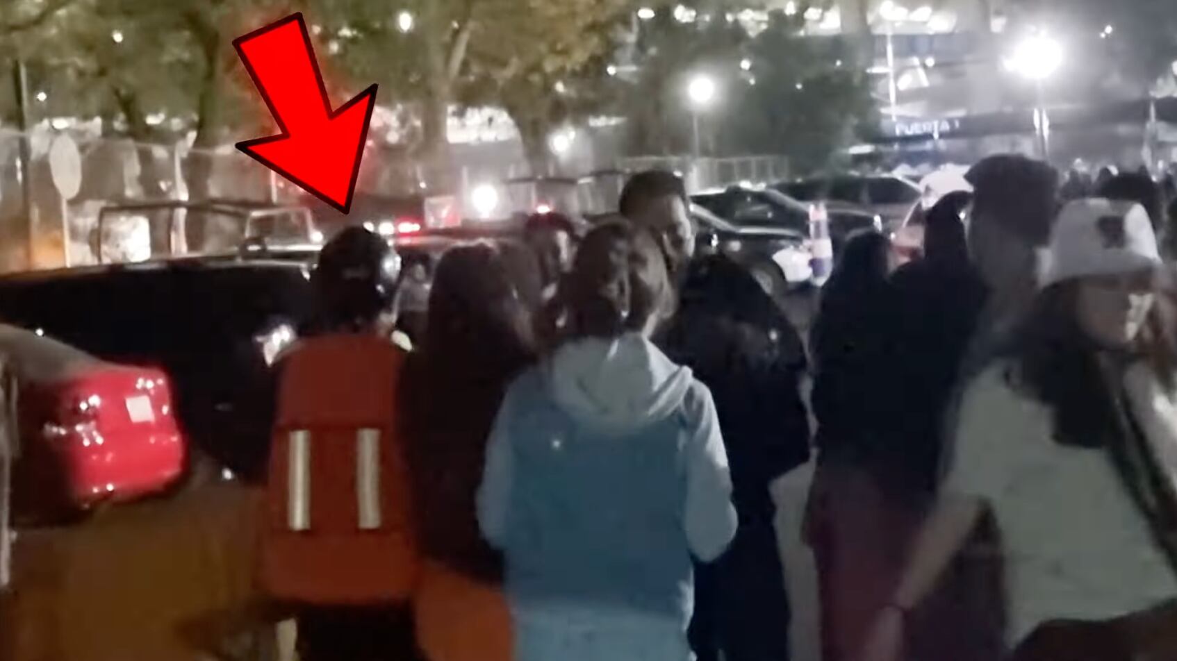 Fans de Bad Bunny que se colaron al concierto