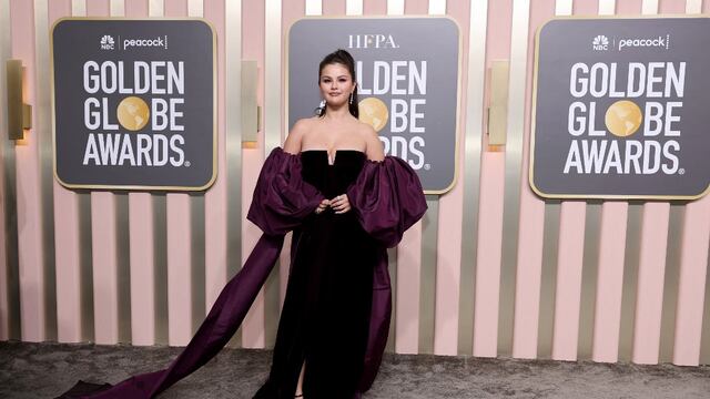 Selena Gomez en los Globos de Oro 2023