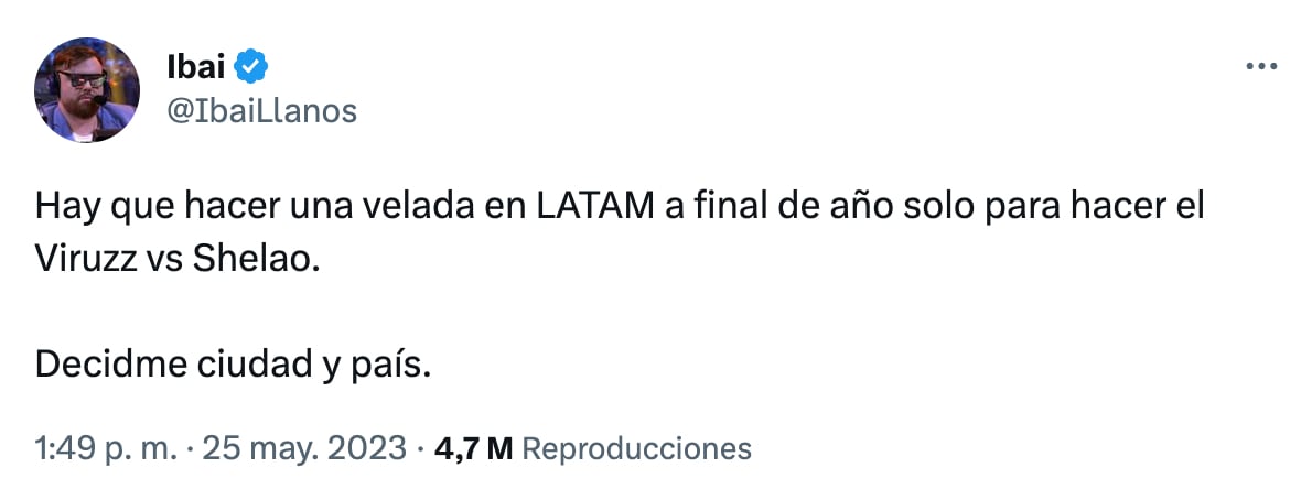 Ibai Llanos adelanta una Velada del Año en América Latina