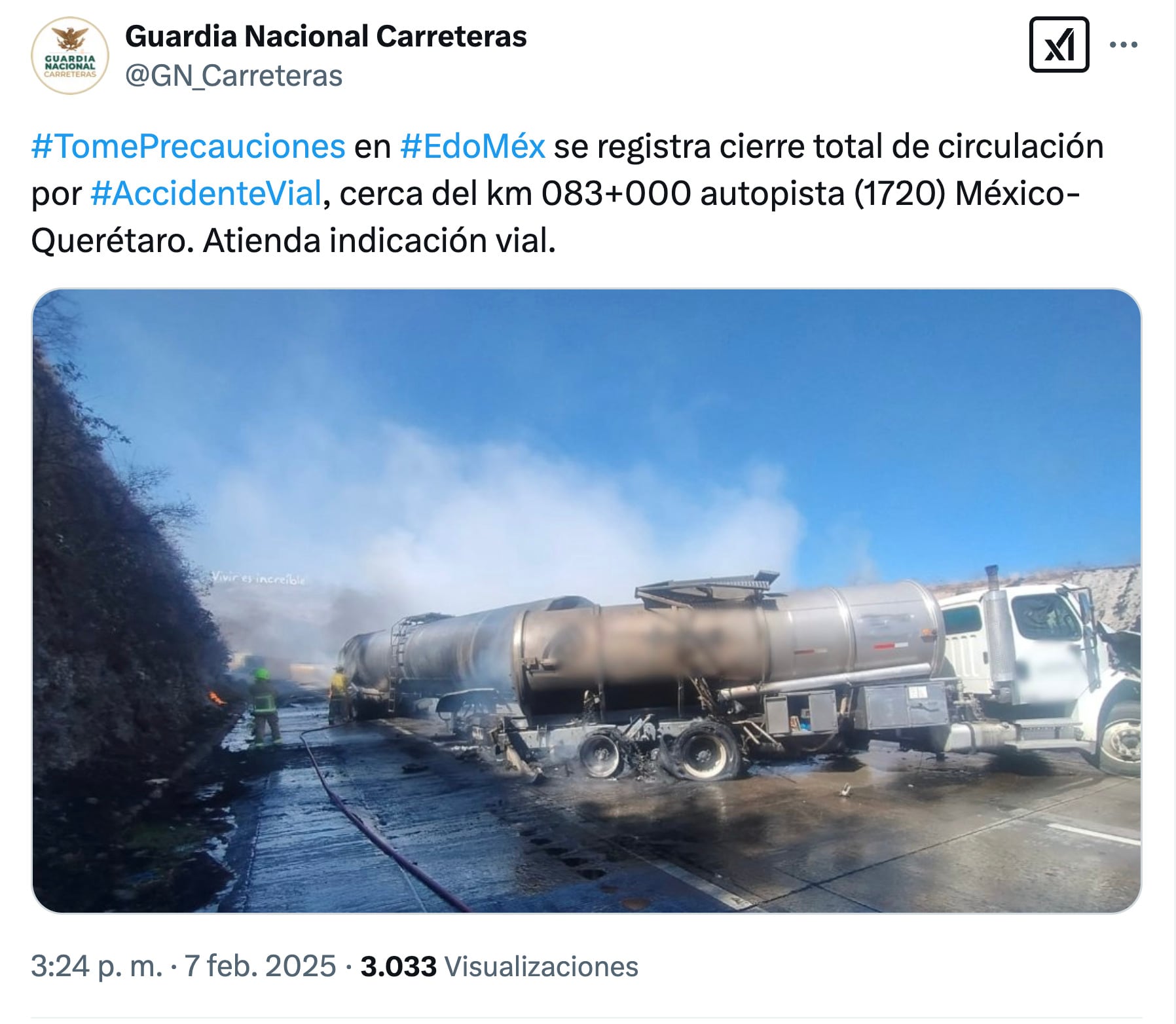 Explosión pipa de gas