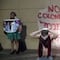 ¿Qué pasó en Zona Maco? Con performance protestan contra guerra entre Israel y Palestina