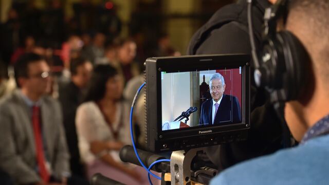 Aspecto de la conferencia en Palacio Nacional este 28 de octubre