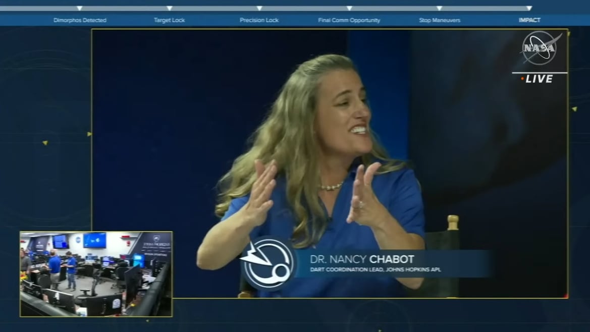 Nancy Chabot, líder coordinador de la nave Dart