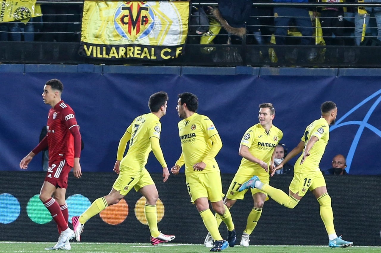 El Villarreal ganó el juego de ida al Bayern Múnich.