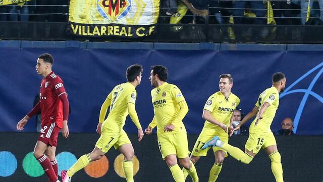 El Villarreal ganó el juego de ida al Bayern Múnich.
