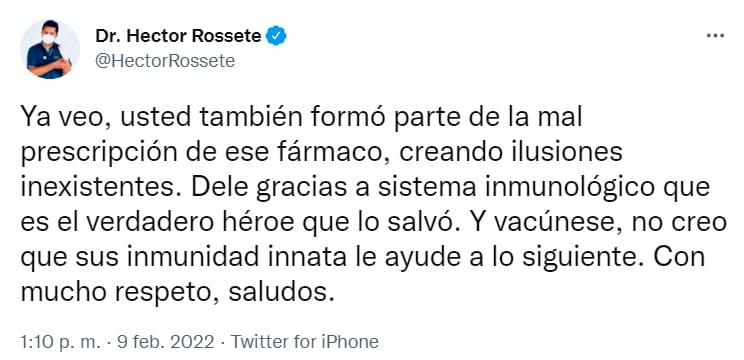 Doctor pelea con Esteban Arce