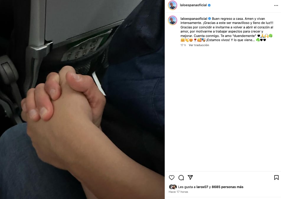 Lalo España estrena novio