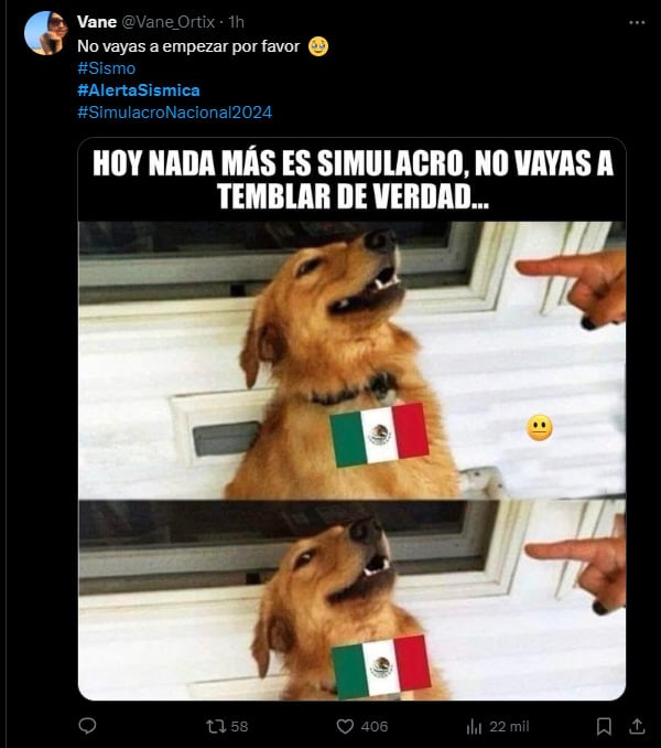 Memes por el Simulacro Nacional 2024