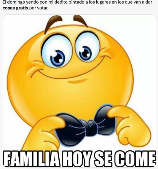 Los memes ya planean la ruta de cosas gratis por votar en estas elecciones del 2 de junio
