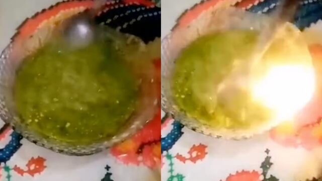 Salsa explosiva que saca chispas se hace viral en TikTok