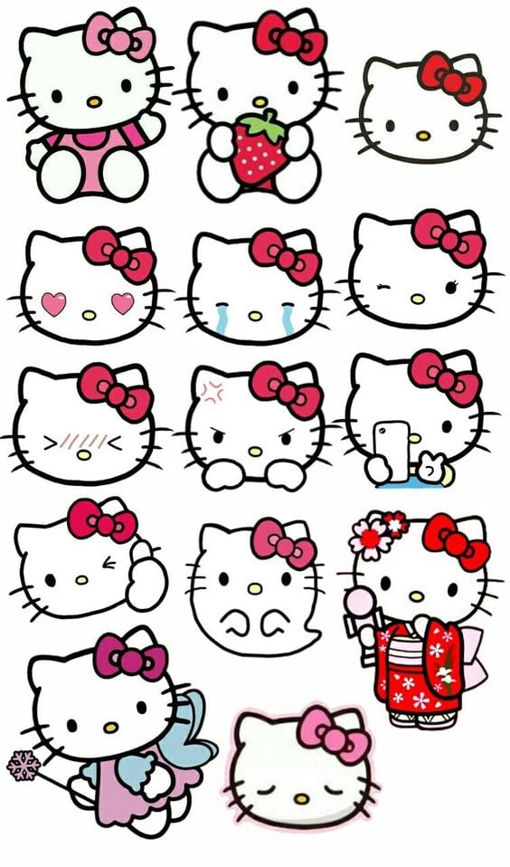 Stickers de Hello Kitty