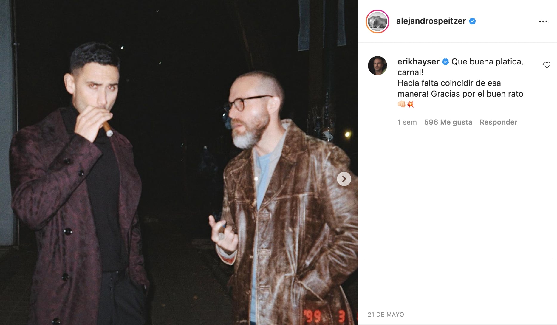 Alejandro Speitzer y Erik Hayser