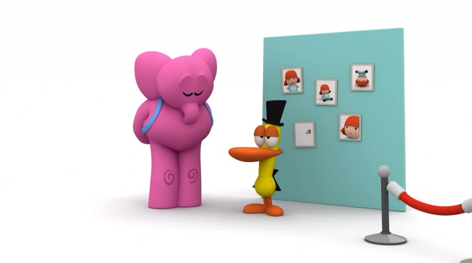 Pocoyó por el Día Mundial del Arte