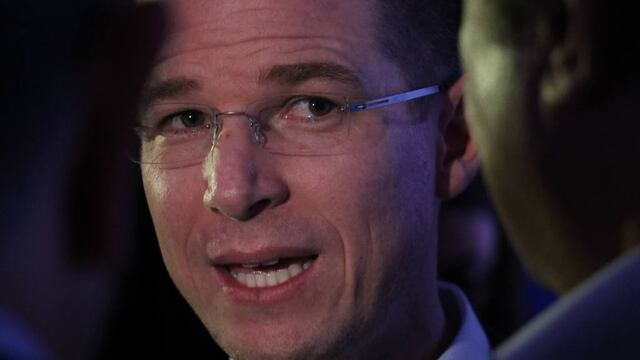 Ricardo Anaya, candidato de la coalición Por México al Frente