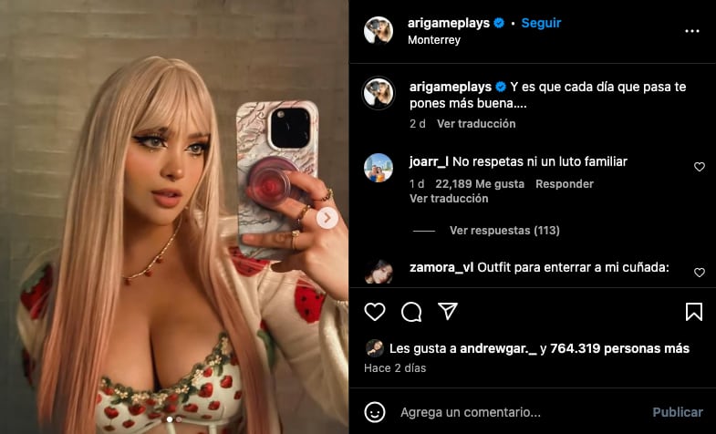 Funan a Ari Gameplays tras la muerte de la hermana de Juan Guarnizo