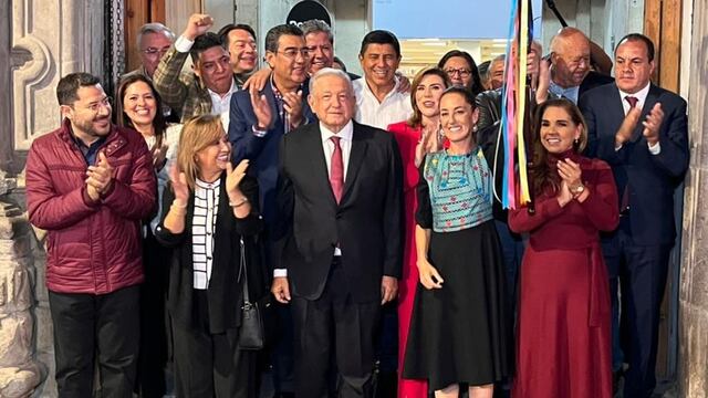 Claudia Sheinbaum, con el Bastón de Mando en mano, dio su primer discurso; esto dijo