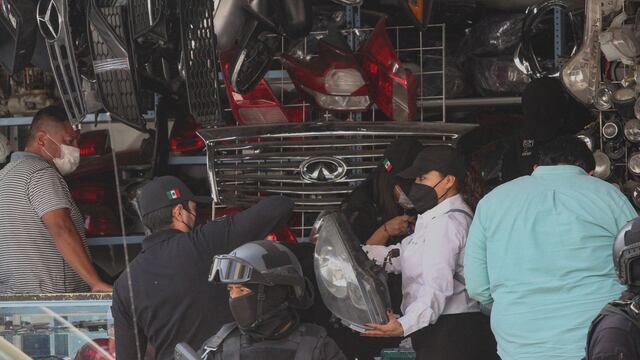 Robo de autopartes se castigará con 7 años de cárcel