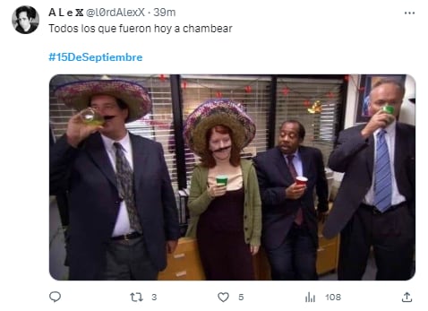 Memes por el 15 de septiembre