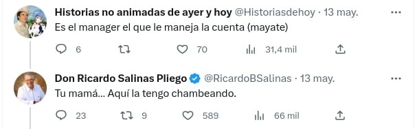 Ricardo Salinas Pliego se pelea con Medio Metro