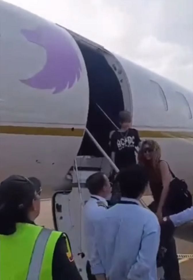 Avión privado de Shakira