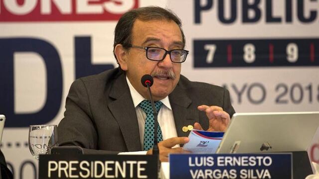 Comisionado de la CIDH, Luis Ernesto Vargas