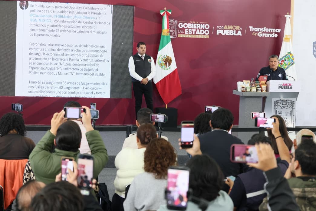 Operativo Enjambre Puebla Alejandro Armenta.