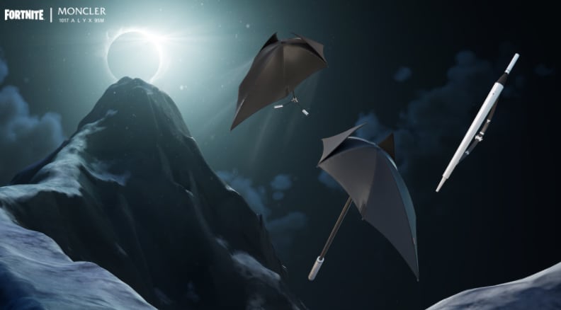 Accesorios de Moncler que habrá en Fortnite