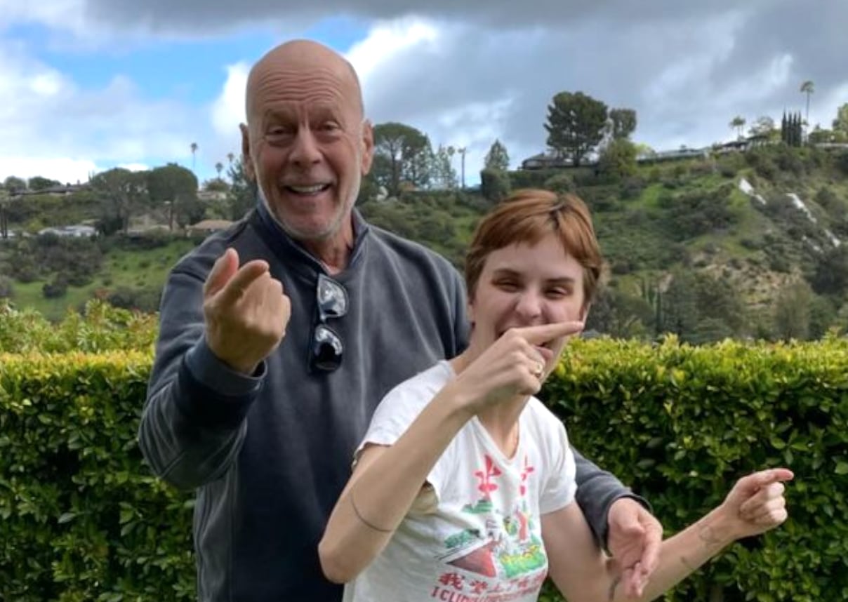 Bruce Willis y su hija Tallulah Willis