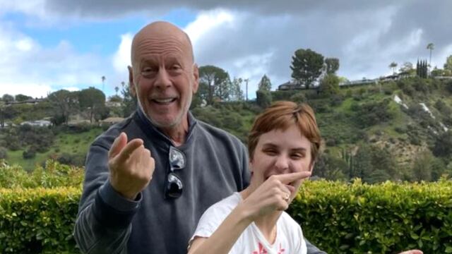Bruce Willis y su hija Tallulah Willis