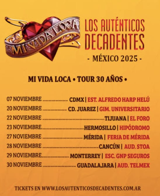 Los Auténticos Decadentes en México