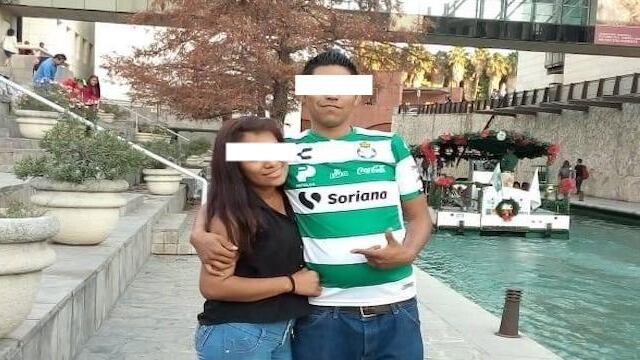 La pareja detenida.