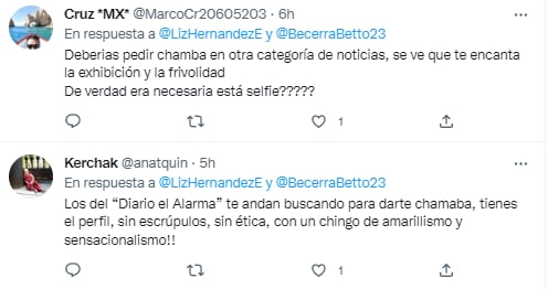 Usuarios responden a reportera por selfie de choque