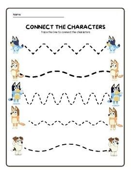 Actividades de Bluey para imprimir