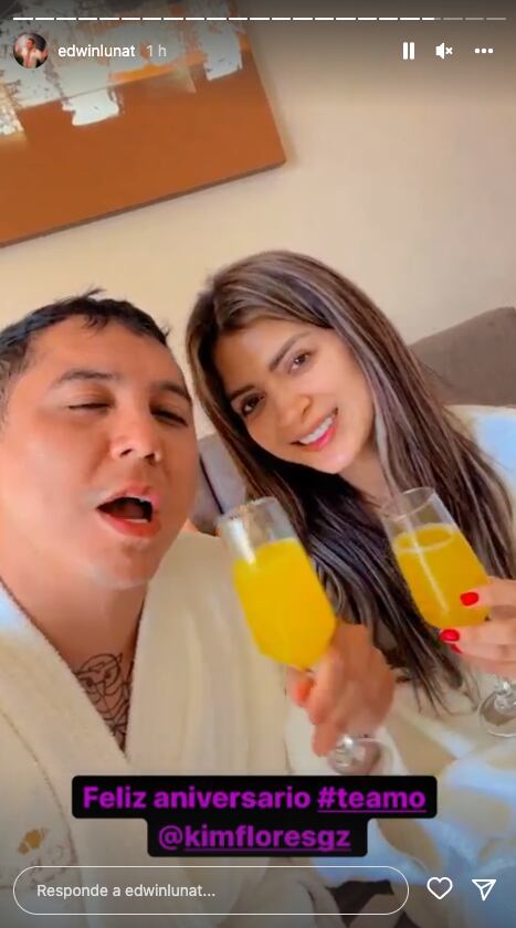 Edwin Luna y Kimberly Flores