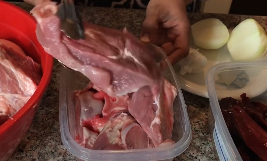 Ingredientes de Pozole Rojo estilo Jalisco