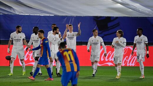 Real Madrid vs FC Barcelona, por la cima de La Liga, sigue el minuto a minuto