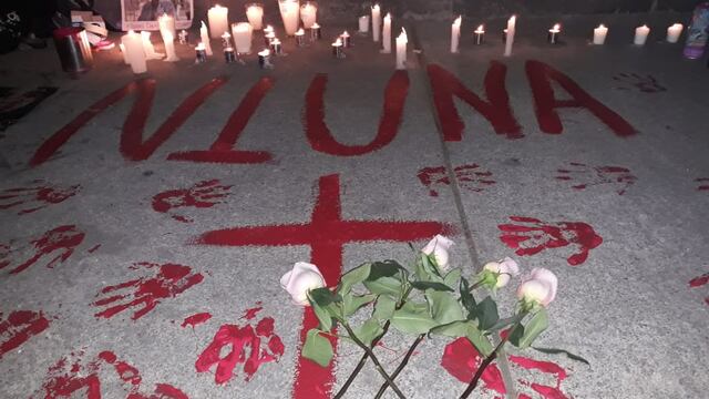 Velada por feminicidio de artista Cabanillas.