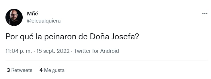De acuerdo con usuarios de la red social de Twitter, Beatriz Gutiérrez se hizo el peinado igual que Josefa Ortiz de Domínguez
