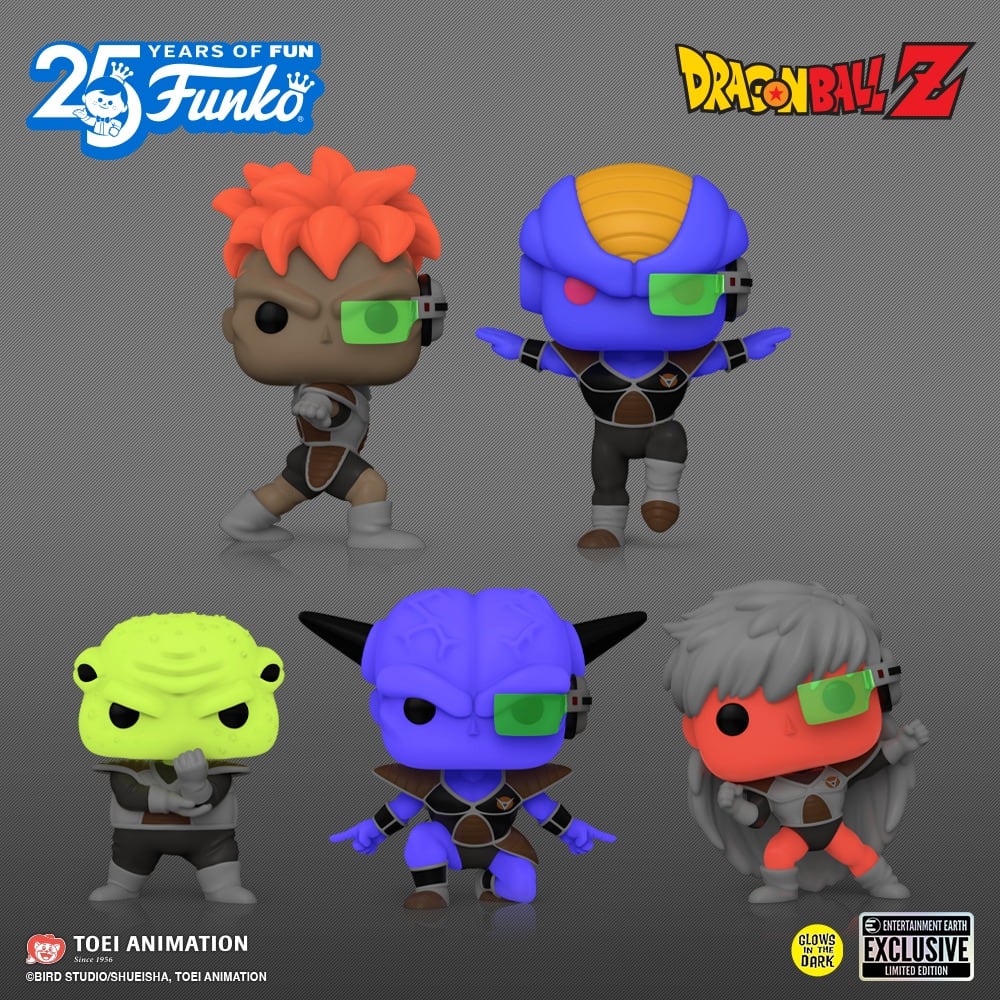 Funko Pop lanzará figuras de Las Fuerzas Especiales Ginyu de Dragon Ball
