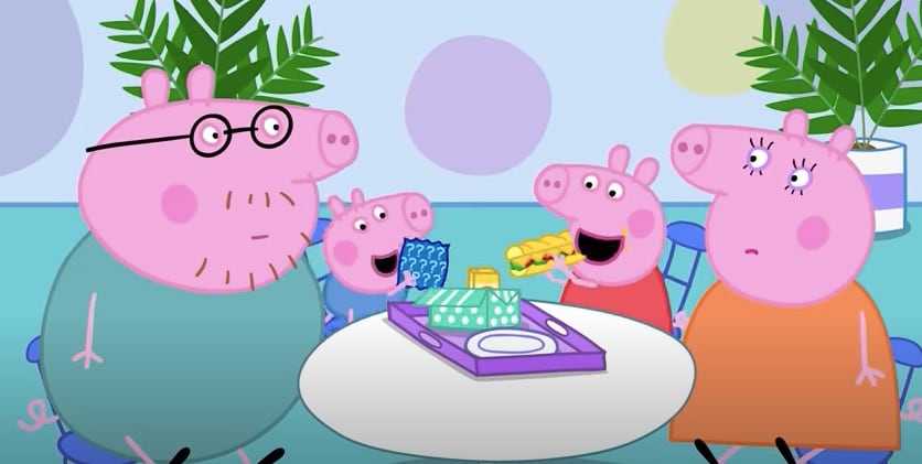 Peppa Pig en la sandwichería: Capítulo completo en YouTube en español por el Día Mundial del Sándwich