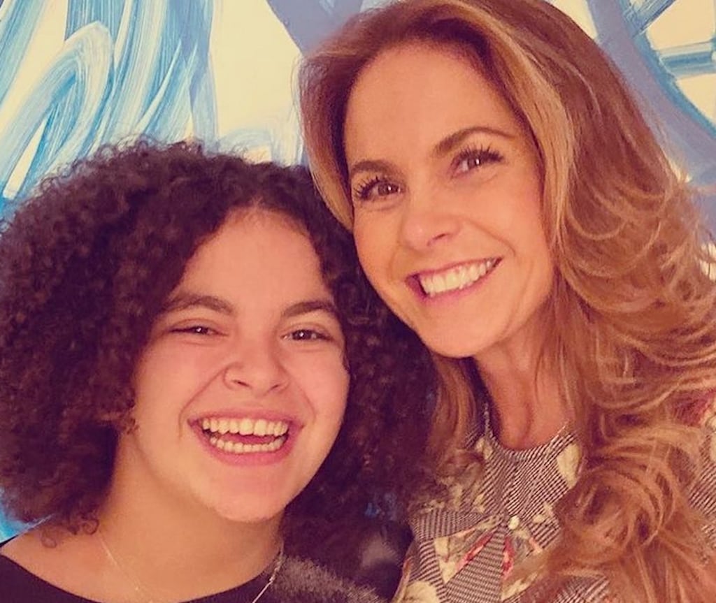 Lucero junto a su hija Lucerito
