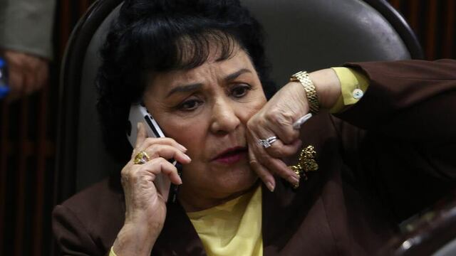 Carmen Salinas, actriz y exdiputada.